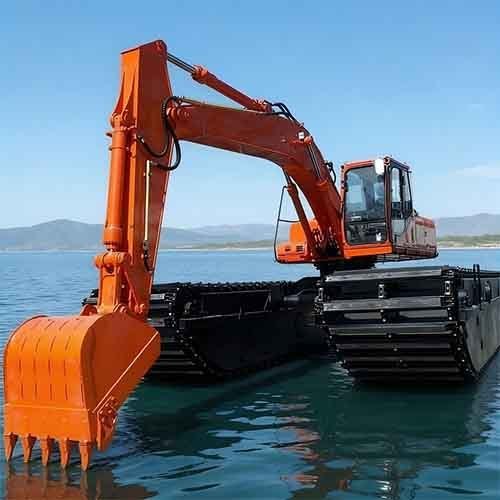 30 Ton Wetland Excavator for River Dredging Projects