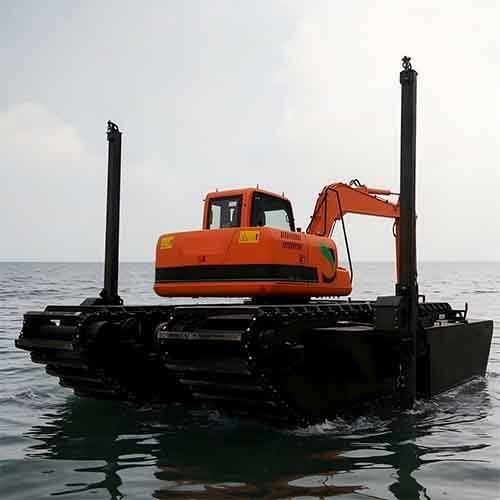15 Ton Wetland Excavator for Swamp and River Projects
