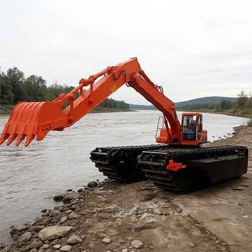 35 Ton Wetland Excavator for Deep Water Dredging