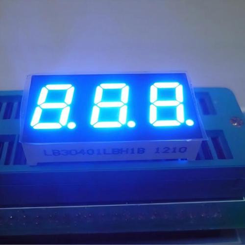0.4inch Triple Digit Ultra Bright Blue 7 Segment LED Display Common Cathode For Coffee Maker Machine