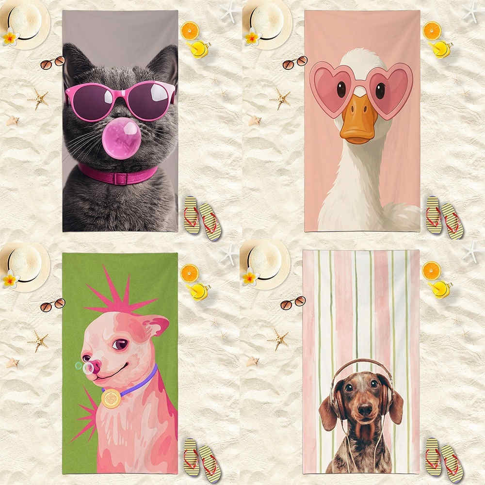 Viral Microfiber Animal Print Beach Towels Your New Must Have For Every Summer Trip