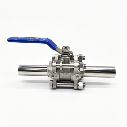 Factory OEM Stainless Steel 316 3-Piece Medical Gas Ball Valve Degreased Lockable Ball Valve for ICU and Operating Room