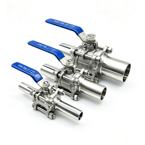 Factory OEM Stainless Steel 316 3-Piece Medical Gas Ball Valve Degreased Lockable Ball Valve for ICU and Operating Room