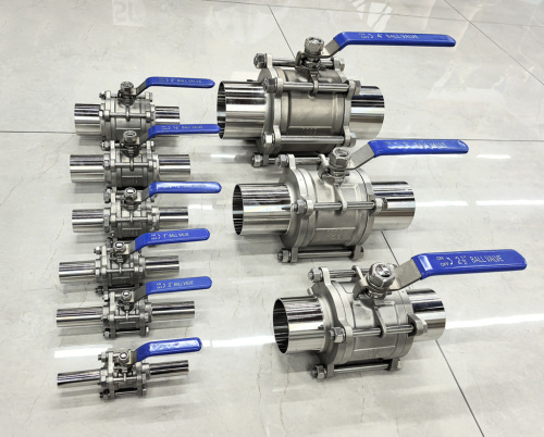 Factory OEM Stainless Steel 316 3-Piece Medical Gas Ball Valve Degreased Lockable Ball Valve for ICU and Operating Room