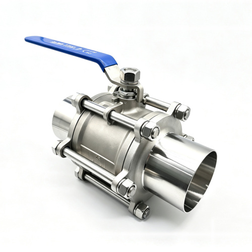 Factory OEM Stainless Steel 316 3-Piece Medical Gas Ball Valve Degreased Lockable Ball Valve for ICU and Operating Room