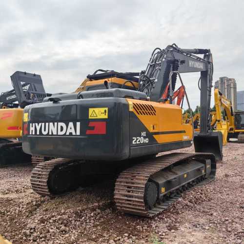 Used Hyundai Excavator HX220HD with Hydraulic Crawler Type Tier 2 Engine High Efficiency Pump & Gearbox for Sale