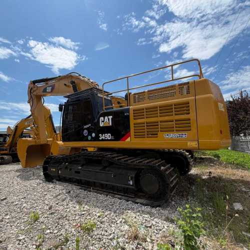 Caterpillar Used CAT349D2L Excavator with Original Used C13 Engine Zero Oil Leak Low Hours 49Ton 6-Cylinder Crawler Type