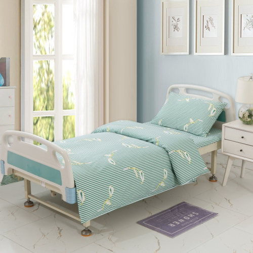 3 Piece White Hospital Bedding Set Nursing Home Durable Sheets Duvet Cover Pillowcase for Clinic Patient Room