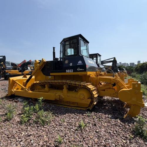 Crawler SD22 used Shantui bulldozer with 220HP Desert Version Three Ripper Engine Pump 6.4m³ Dozing Capacity