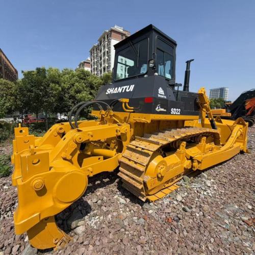 Crawler SD22 used Shantui bulldozer with 220HP Desert Version Three Ripper Engine Pump 6.4m³ Dozing Capacity