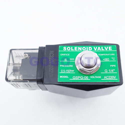 150Bar 2 Way Water High Pressure Solenoid Valve 1/4" BSP Car Wash Orifice 6mm N.C Stainless Steel 304 Valve