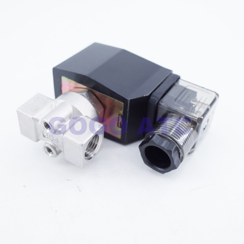 150Bar 2 Way Water High Pressure Solenoid Valve 1/4" BSP Car Wash Orifice 6mm N.C Stainless Steel 304 Valve