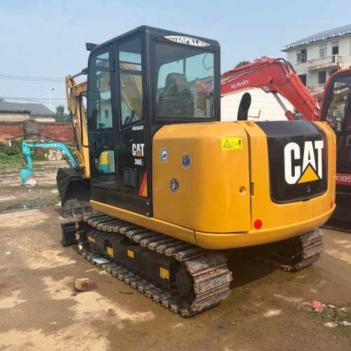 6Ton second hand used excavators CAT306E2 with Original Engine Gearbox Pump & Motor-Strong Power