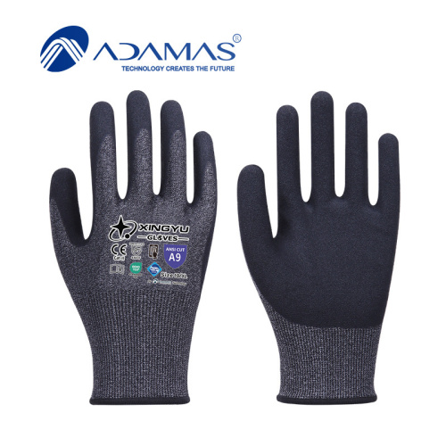 AS2109 21G ADAMAS Nitrile Sandy Coated Gloves