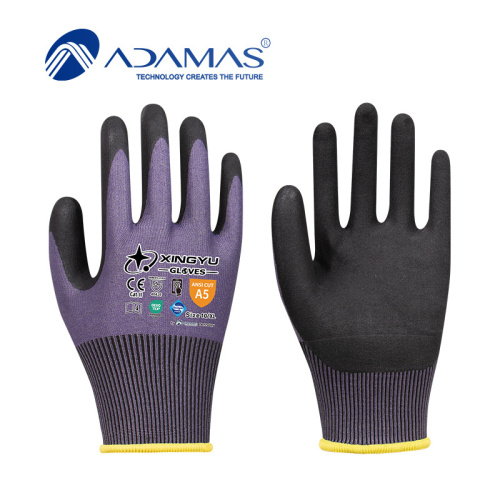 AD1805 18G ADAMAS Nitrile DUMAX Coated Gloves