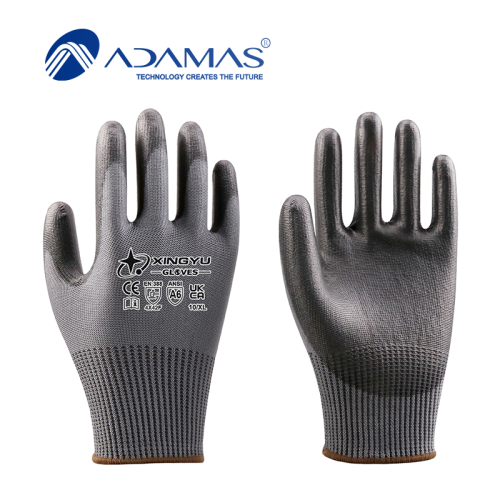 AP1306 13G ADAMAS Liner PU Smooth Coated Gloves