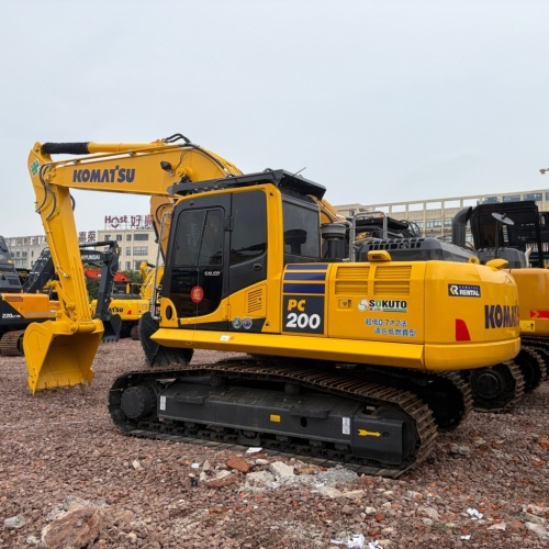 second hand Used Komatsu PC200 PC200-7 PC200-8 Low Hours Condition Hydraulic Digger 20T Original Japan Crawler Excavator