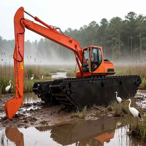 Swamp Excavator for Wetland and Soft Ground Excavation