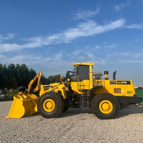 Komatsu Used WA470-3 Wheel Loader Hydraulic used wheel loader Komatsu model WA470 with 7ton Load Capacity Engine Gearbox