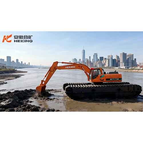 River Dredging Equipment | Amphibious Excavators for Waterway Projects