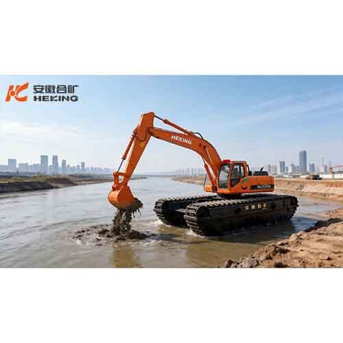 River Dredging Equipment with Amphibious Excavator Solutions