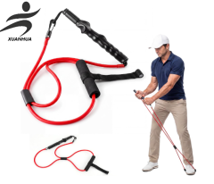 Golf Swing Trainer Resistance Band Portable Golf Training Aid for Strength Tempo & Flexibility Home Practice Warm-Up Fit