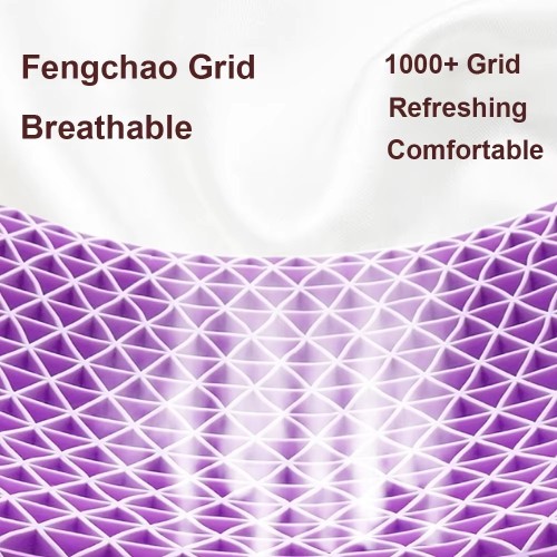 High Quality Support & Breathable TPE Pillow Strongly with Supported Triangular Grid