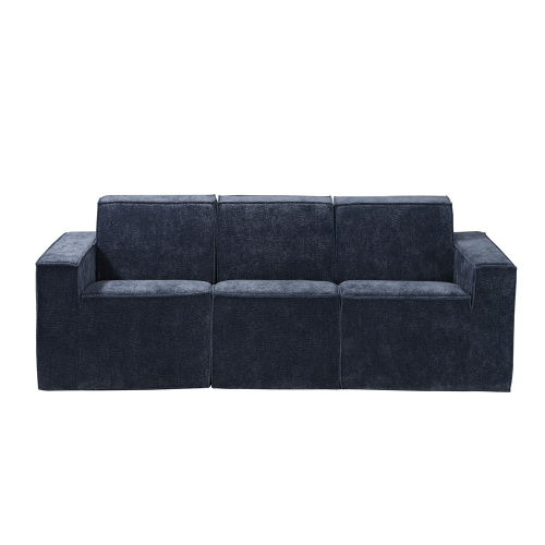 Home Furniture Easy Assembly Foldable Built-up High Density Foam Compression Sofa Vacuumed in a Box