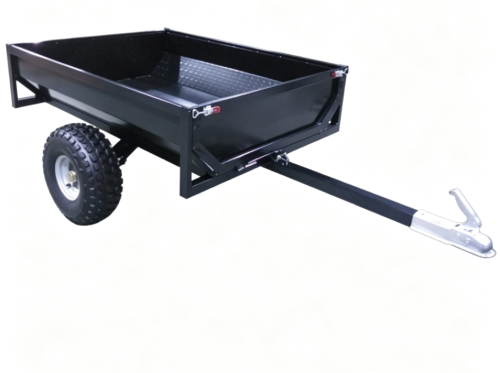 Completely welded Powder coated plate atv farm trailer.box trailer.single axle trailer