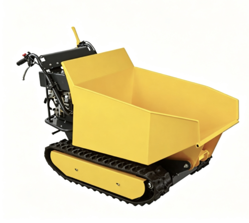 9hp 500kgs load capacity hydarulic tipping self-loading mini transporter