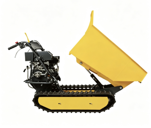9hp 500kgs load capacity hydarulic tipping self-loading mini transporter