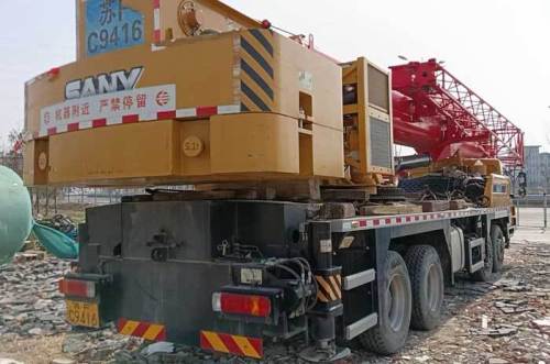 SANY 50TON STC500E5 Used Mobile Crane with Weichai Engine Motor Gearbox Pump 45.5m Boom