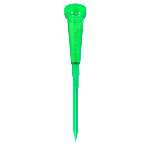 Rain Gauge Stake in Plastic Garden Rain Measuring Tool Outdoor Gardening Rainfall Meter with Ground Stake