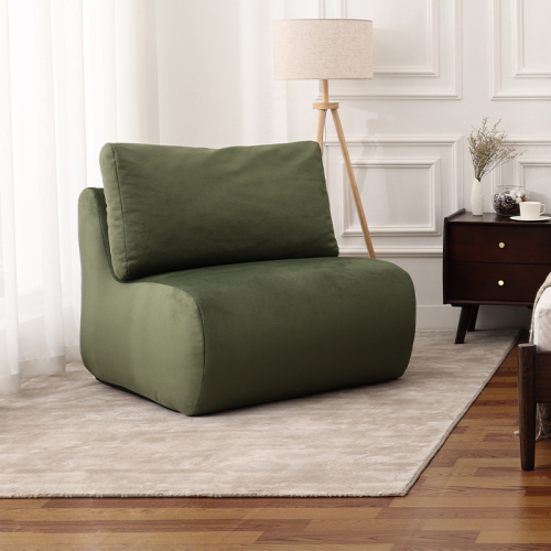 Memory Foam Lazy Sofa Single Home Lounge Set for Bedroom & Living Room