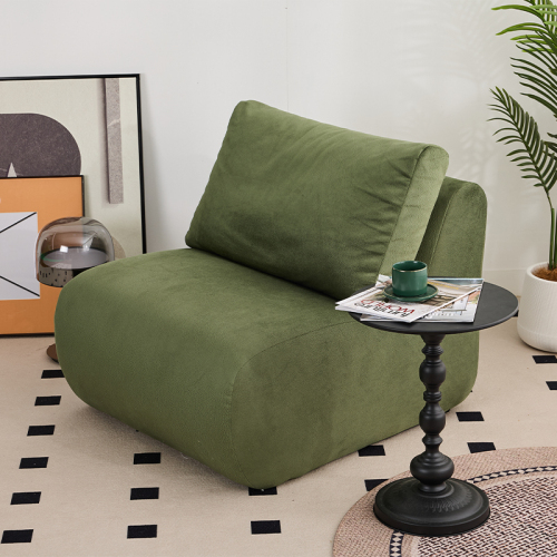 Memory Foam Lazy Sofa Single Home Lounge Set for Bedroom & Living Room