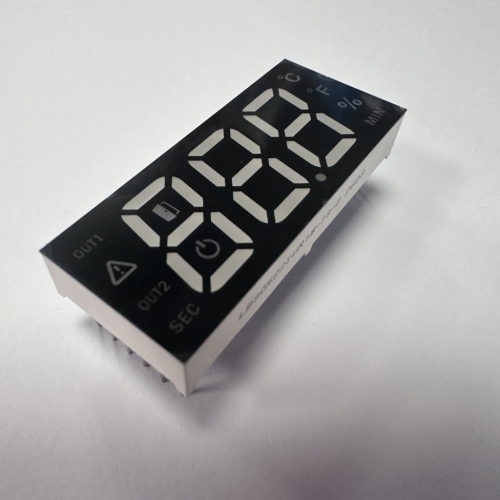 Ultra bright Red 7 Segment LED Display 3 Digit 13.4mm for Temperature Humidity