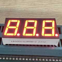 0.56 inch Triple Digit 7 Segment Ultra Bright Red LED Display Common Cathode for Voltage Meter