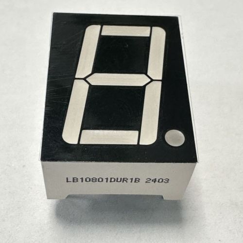 Ultra Bright Red Single Digit 0.8inch 7 Segment LED Display Common Cathode for Digital Indicator