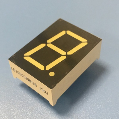 Ultra Bright White Single Digit 0.8 inch 7 Segment LED Display Common Anode for Digital Indicator