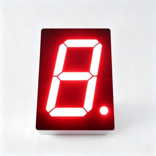 Super Bright Red Single Digit 0.8 inch 7 Segment LED Display Common Cathode for Digital Indicator