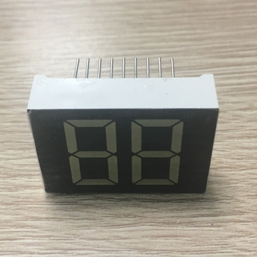 20mm 2 Digit 7 Segment Ultra Bright White Common Anode LED Display for Water Heater