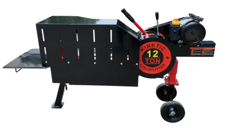 Efficient Kinetic Log Splitter for Outdoor Splitting Task