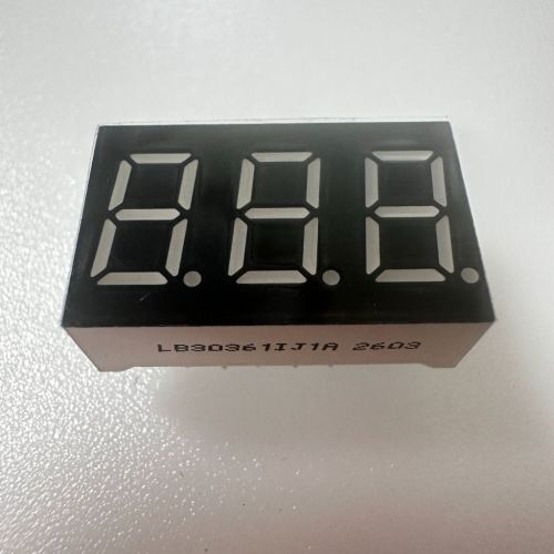 3 Digit 0.36"  Common Anode Super Bright Green 7 Segment LED Display for Temperature Controller