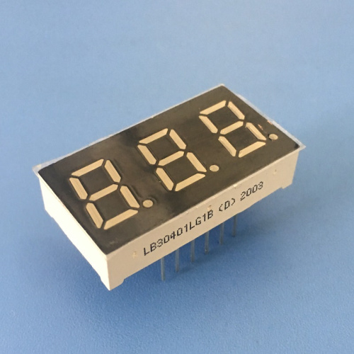 0.4-inch Triple Digit Common Cathode Pure Green 7 Segment LED Display For Coffee Maker Machine
