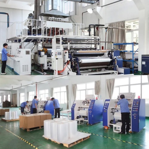#17micx500mmx2.7kgs Gross Weight LLDPE Stretch Wrap Film N.W.1.9kgs+Papercore 0.8kgs
