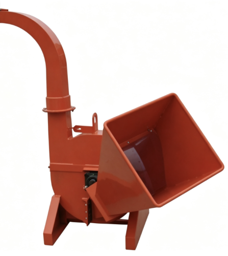 Max 4inch chipping capacity mechanical pto wood chipper
