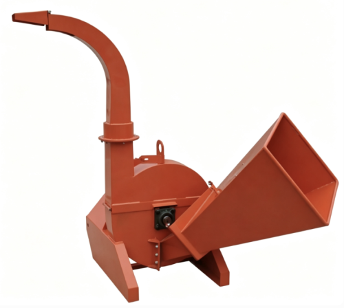 Max 4inch chipping capacity mechanical pto wood chipper