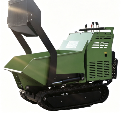 9hp 500kgs load capacity all hydarulic self-loading dumper mini