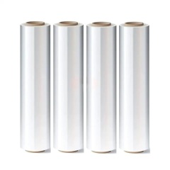 50 Gauge (12.7mic)x18 inch (457mm)x1000FT (304.8M) Hand LLDPE Stretch Wrap Film 1.5kgs Net Weight