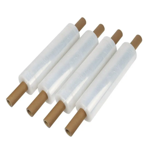50 Gauge (12.7mic)x18 inch (457mm)x1000FT (304.8M) Hand LLDPE Stretch Wrap Film 1.5kgs Net Weight